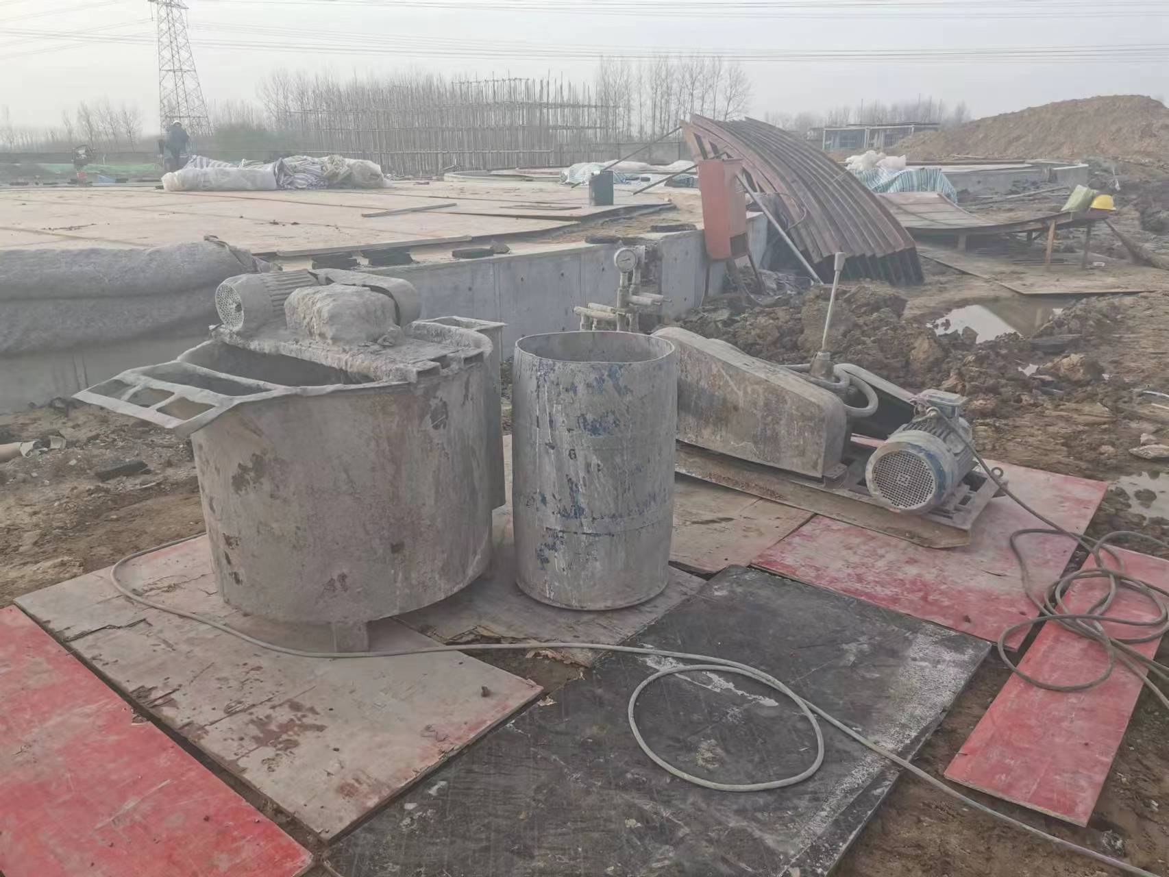 盘龙设备基础注浆